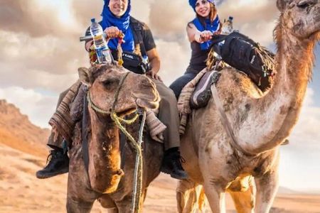 Agafay Sunset Camel Ride & Dinner Under the Stars from Marrakech