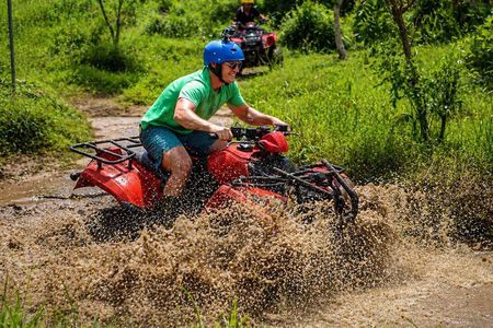 Bali ATV Ride and 2 Waterfalls with Private Transfer