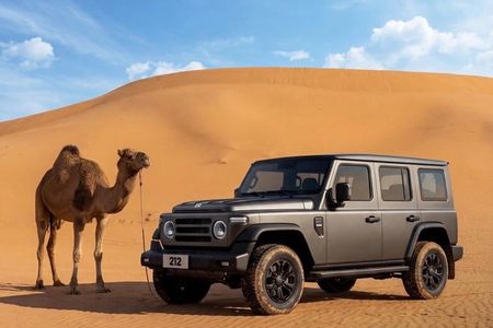 Half Day Desert Safari Sunset Inland Sea Tour with Sandboarding