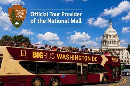 DC Hop-On Hop-Off Sightseeing Bus & Arlington Cemetery Audio Tour
