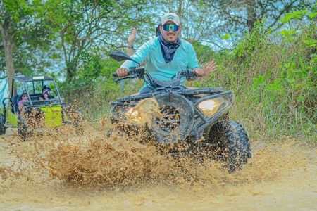 4x4 ATV Tour: Cave Swim & Cultural Experience