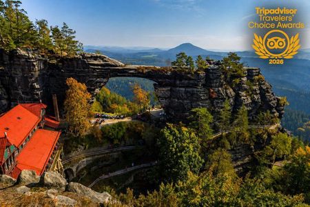 Stunning Views of Bohemian Switzerland: Gate, Tisa Rocks, Bastei