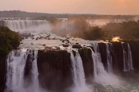 Full Day Iguazu Falls Brazil and Argentina with Majestic Sunset