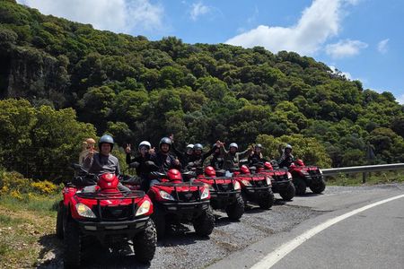 Rethymno 5 Hour ATV Quad Safari in Mountains Villages and Sea