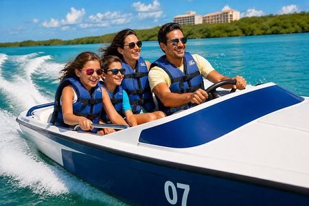 Cancun Speedboat Jungle Tour: Snorkel & Mayan Ceremony