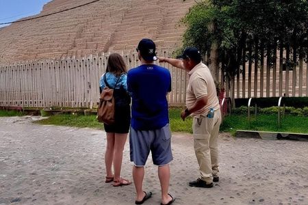 Huaca Pucllana site inside + City Tour in Lima and Catacombs.
