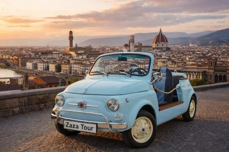 Florence Private Tour in Vintage Fiat 500 with Panoramic Views