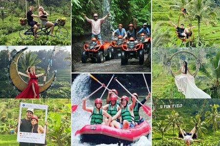 Ubud: ATV Rafting + Zipline, Swing, Sky Bike in Bali Rice Terrace