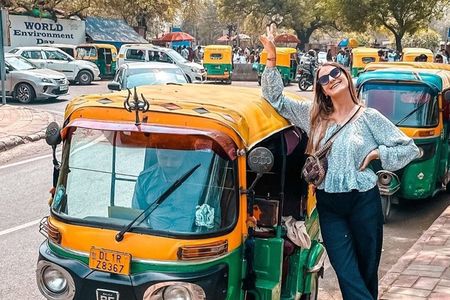 Old and New Delhi Full Day Private Tuk Tuk and Rickshaw Tour