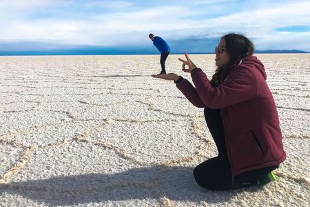 Salar de Uyuni tour 1 day with sunset in the salt flat
