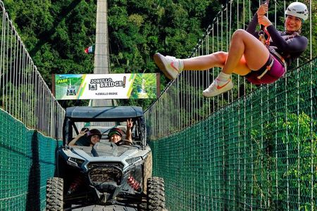 Combo RZR Zip Lines and Mule Ride Jorullo Route