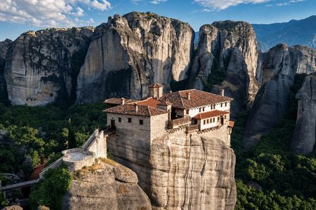 Meteora Monasteries & Caves DayTrip from Athens with Greek Lunch