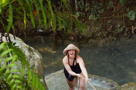Climb The Sticky Waterfalls Chiang Mai Thailand with Annie