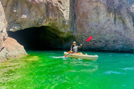From Willow Beach: Emerald Cave Sit-On-Top Kayak Rental