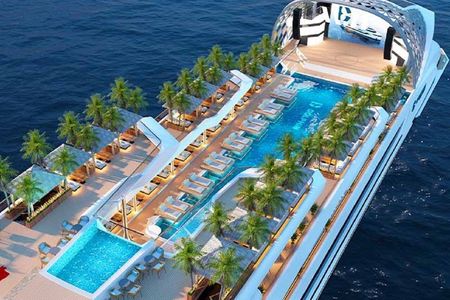 Halong Bay: Unique 6 star Dolphin Cruise with largest pool in VN