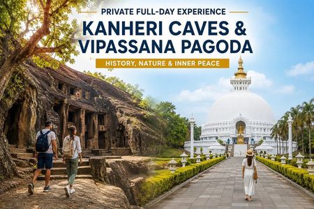 Private Kanheri Caves & Vipassana Pagoda Full-Day Experience