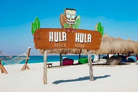VIP Hula Hula Island Boat Trip and Snorkeling from Hurghada
