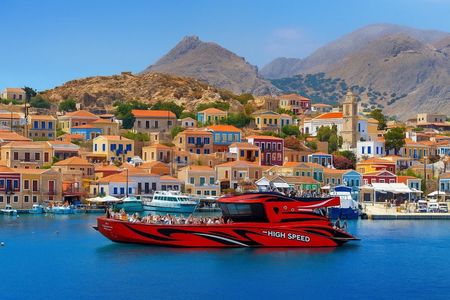 Cruise to Chalki Island, Alimia Bay & Dolphin Watching