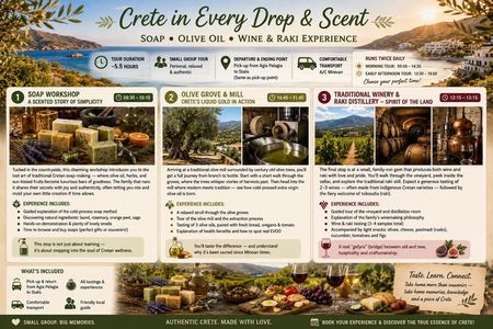Soap - Wine - Raki - Olive Oil | Meet the local Producers Tour