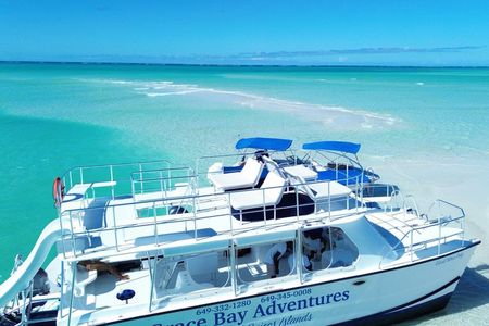 Private half day Catmaran up to 30 guest Diving Board Slide fun