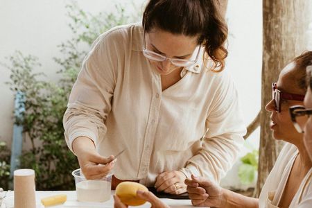 Natural Dyeing Workshop on fabric between Tuscany and Umbria
