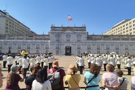 La Moneda Changing of Guard & Historic Santiago Walking Tour