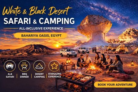 All inclusive White and Black desert, Crystal and Bahryia Oasis