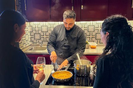 Sorrento Chefs Table Cooking Show and Wine Pairing with Sommelier