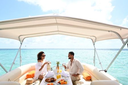 Private 5 Island Pontoon Boat Cruise with Lunch & Drinks