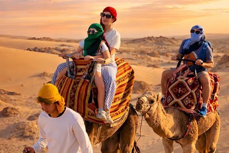 Timlalin Dunes Sunset Experience with Camel Ride & Tea Picnic