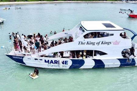 Punta Cana Hip Hop Party Boat with Open Bar, Snorkeling for Adult