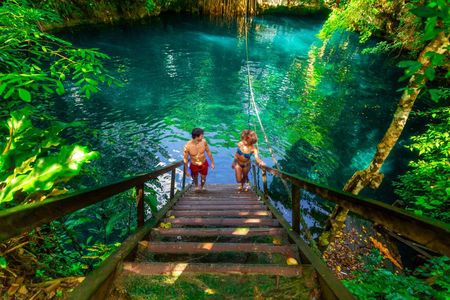 Small-Group 3 Hidden Cenotes Adventure with Tequila Tasting