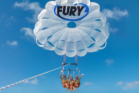 Key West Parasailing Adventure above Emerald Blue Waters