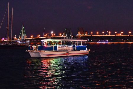 St Augustine Nights of Lights Tour with Narrarated Sunset Option
