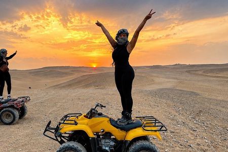Giza Pyramids Quad Bike Adventure with Camel Ride & Private Guide