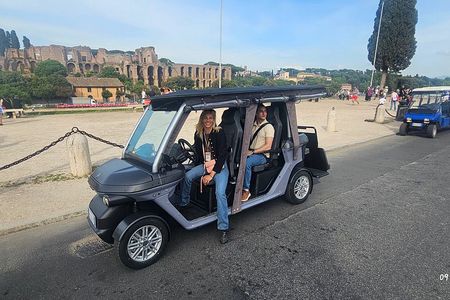 Rome Golf Cart Tour Private Electric Sightseeing Experience