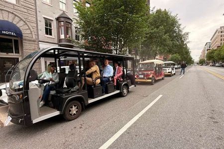 DC History & Monuments Open Air Guided Small Group Cart Tour