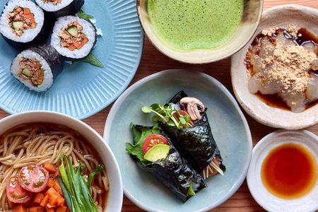 Make Japanese Vegan Dashi Ramen & Sushi & Matcha
