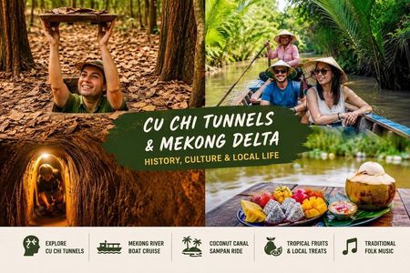 Ho Chi Minh City: Cu Chi Tunnels & Mekong Delta Full-Day Tour