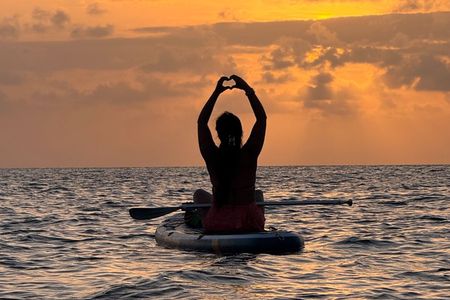 Night Tour on Rowing Board with Sea Pride in San Andres