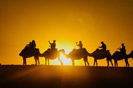 Marrakech Camel Ride and Traditional Dinner in Agafay Desert