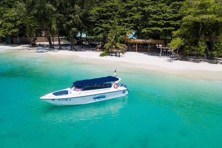 Kahung Beach at Coral Island by Speedboat