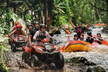 Bali 2-in-1: Ubud Monkey Face ATV Ride, Ayung Rafting Trip & Meal