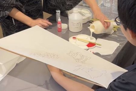 Tokyo Yuzen ColorPainting Workshop