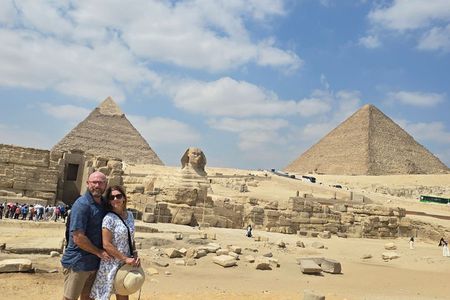 Private Full Day Tour Giza Pyramids Sphinx and Felucca Ride
