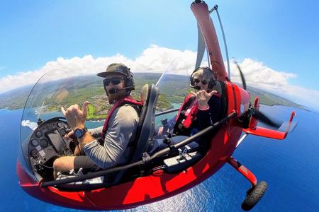 Gyroplane Flight Experience Over Kona