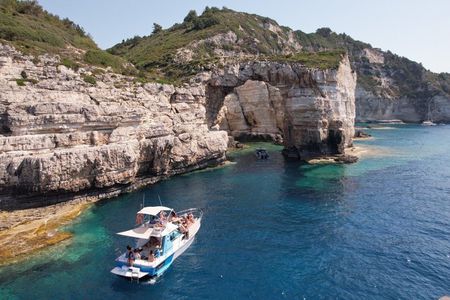 Paxos Antipaxos and Blue Lagoon Day Full Day Semi-Private Cruise