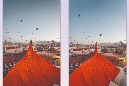 Instagram Photoshoot with Balloon View Terrace & Carpet Corner