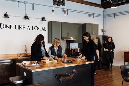 Alaskan Salmon Cooking Class & Dining Experience
