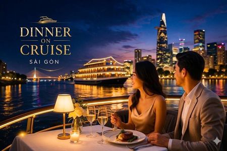 Romantic Saigon Dinner On Cruise With Night Views And City Lights